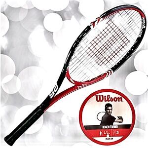 Wilson Black and Red Roger Federer 25 Tennis Racket